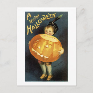 A Happy Halloween Postcard
