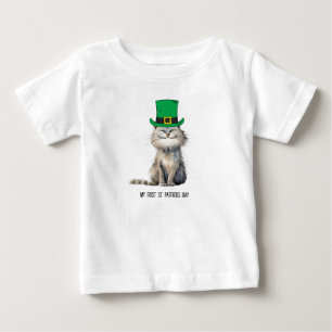 A happy Irish Cat Baby T-Shirt