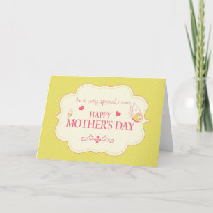 A Happy Mother's Day Greeting Card