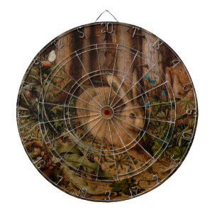 A Hare in the Forest (by Hans Hoffmann) Dartboard