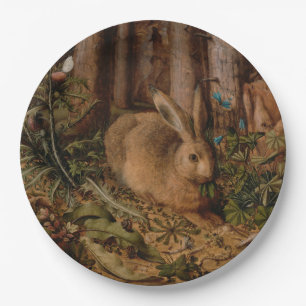 A Hare in the Forest (by Hans Hoffmann) Paper Plate