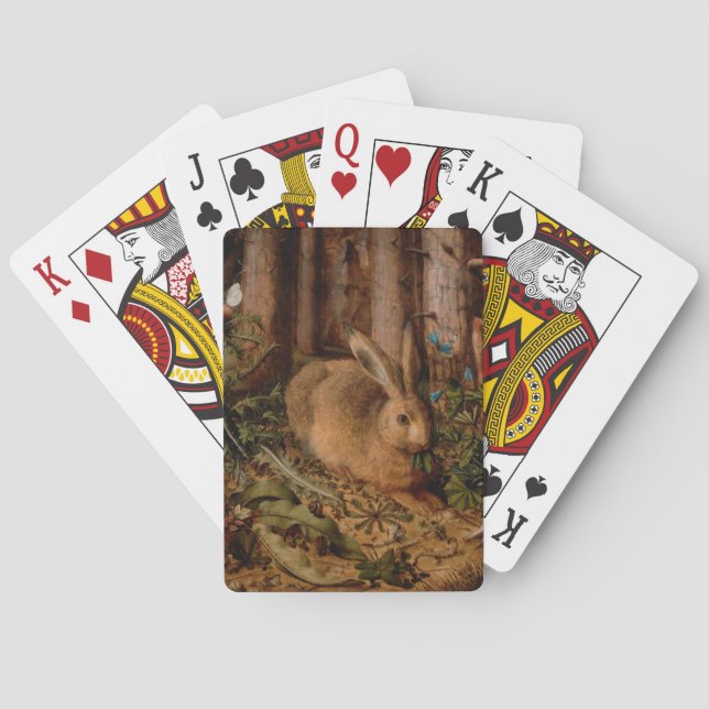 A Hare in the Forest Playing Cards (Back)