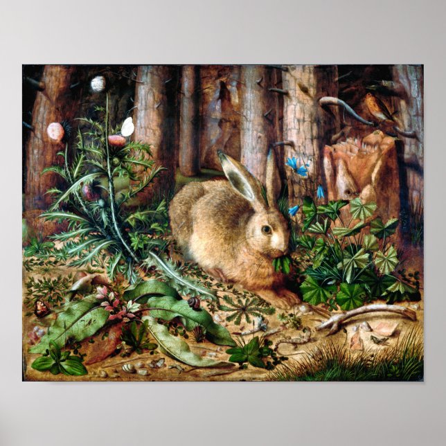 A Hare in the Forest Poster (Front)