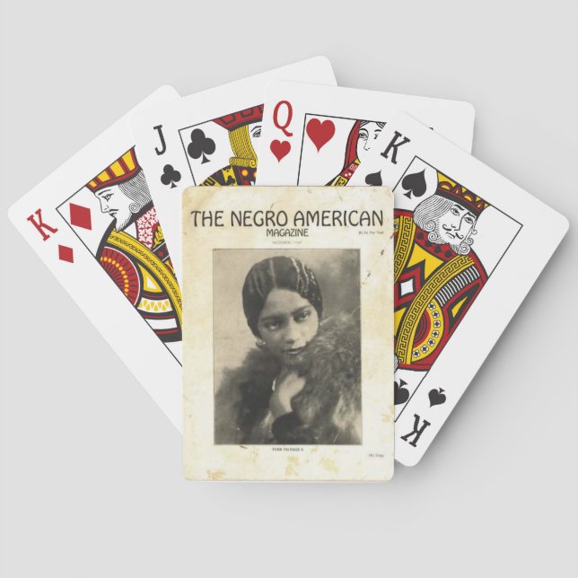 A Harlem Renaissance Magazine Playing Cards (Back)