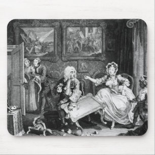 A Harlot's Progress, plate II, Quarrels Mouse Mat