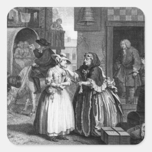 A Harlot's Progress Square Sticker