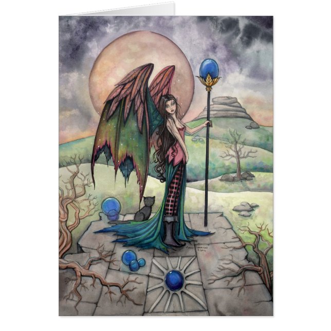 A Harvest Moon Gothic Faery Fantasy Art (Front)