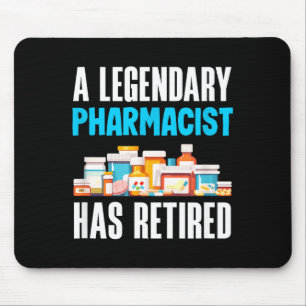 A Has Legendary Pharmacist Retired Pharmacist Reti Mouse Mat