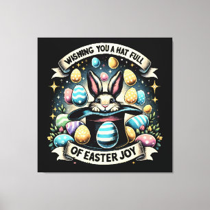 A Hat full of Easter Joy Canvas Print