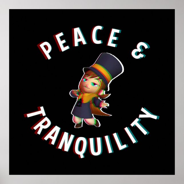A Hat in Time Peace Tranquillity Poster (Front)