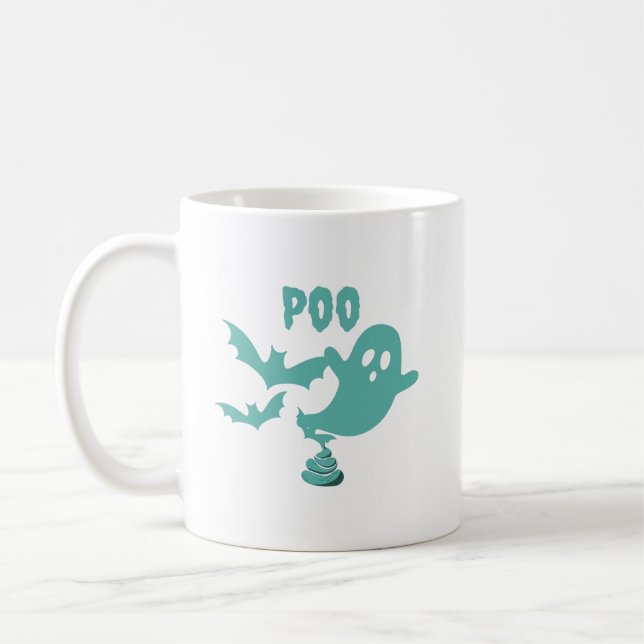 A Haunted Coffee Mug That Poops Fun! (Left)