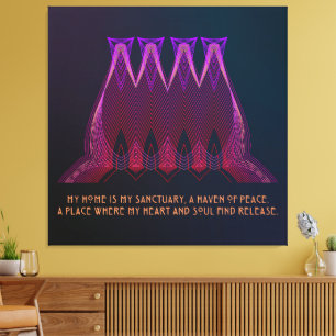 A Haven of Peace and Mind Canvas Print