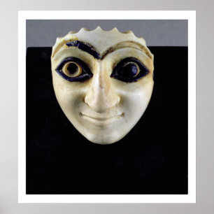 A Head of a Figure from The Temple of Nini-zaza, M Poster
