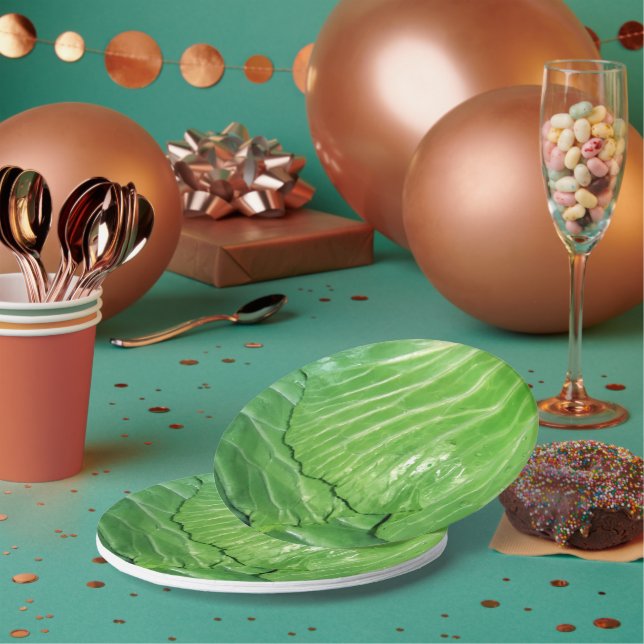 A Head of Cabbage Paper Plate (Multi)