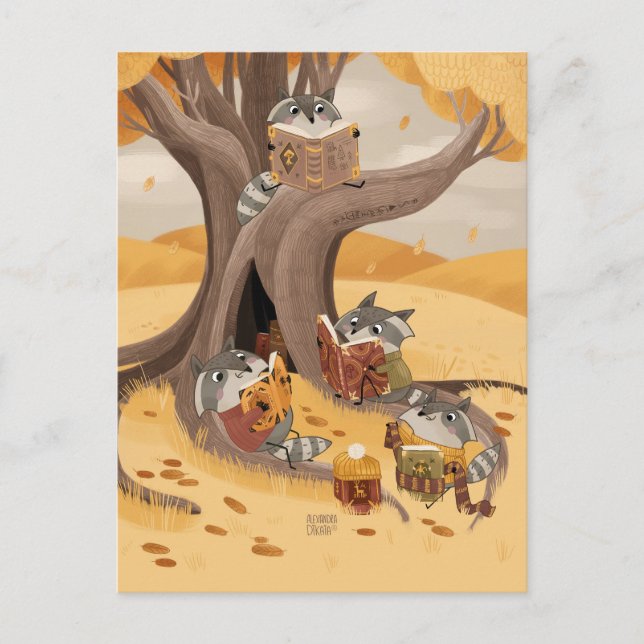 A healer of ancient books by Alexandra Dikaia Postcard (Front)