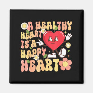 A Healthy Hearth Is A Happy Heart World Health Day Magnet