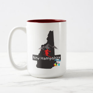 A healthy state of New Hampshire traveler mug