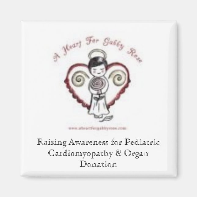 A Heart For Gabby Rose Magnet (Front)