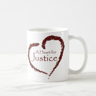 A Heart for Justice mug
