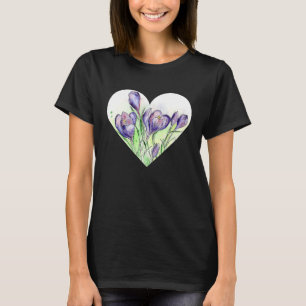 A Heart for Spring  Crocus T-Shirt