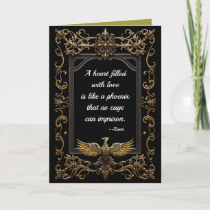 A Heart Full Of Love Quote Note Card