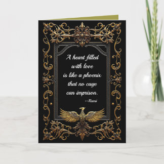 A Heart Full Of Love Quote Note Card