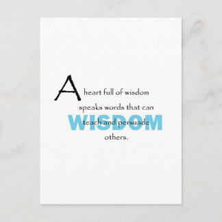 A Heart Full Of Wisdom Postcard