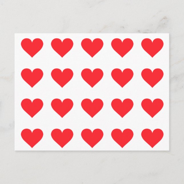 A Heart of Love and Affection Postcard (Front)