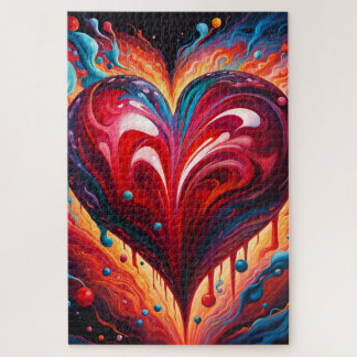 A heart that melts jigsaw puzzle