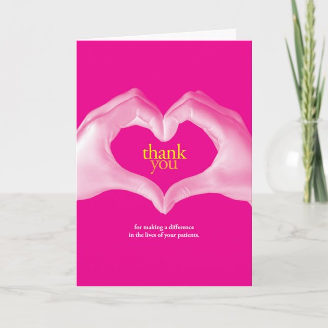 A Heartfelt Thank You (Front)