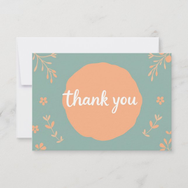 A Heartfelt Thank You Card (Front)