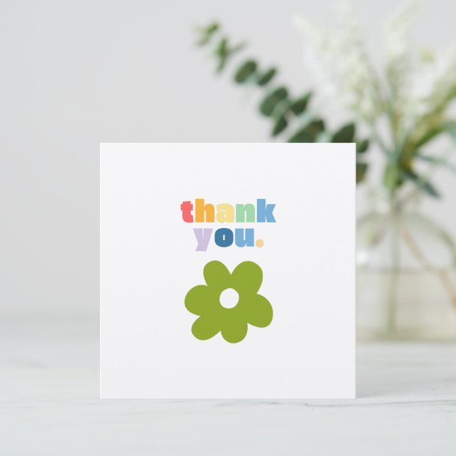 A Heartfelt Thank You Card (Standing Front)