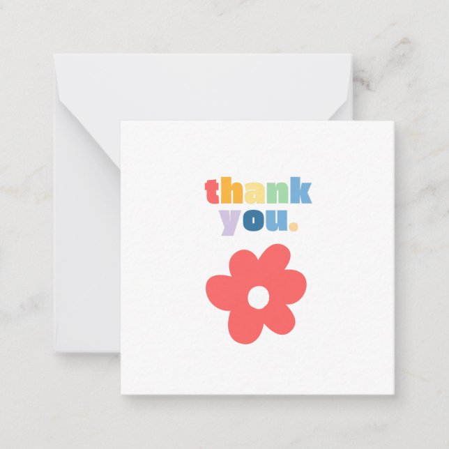 A Heartfelt Thank You Card (Front)