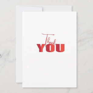 A Heartfelt Thank You Message Card