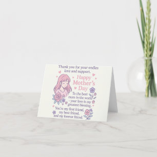 A Heartfelt Thank You – Mother's Day Message of Lo Card
