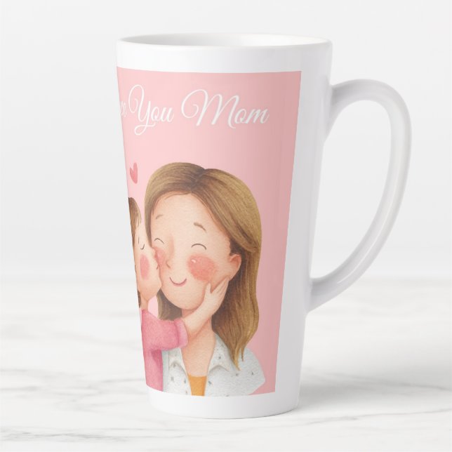 A Heartfelt Tribute for the Best Mom Ever Latte Mu Mug (Right)