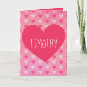 A Heartfelt Valentine’s Day for him Holiday Card