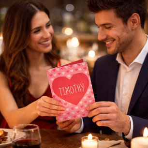 A Heartfelt Valentine’s Day for him Holiday Card