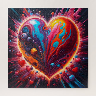 A hearth in pulse jigsaw puzzle