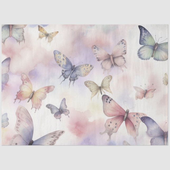 A Heavenly Butterfly Series Design 6 Tissue Paper (Front)
