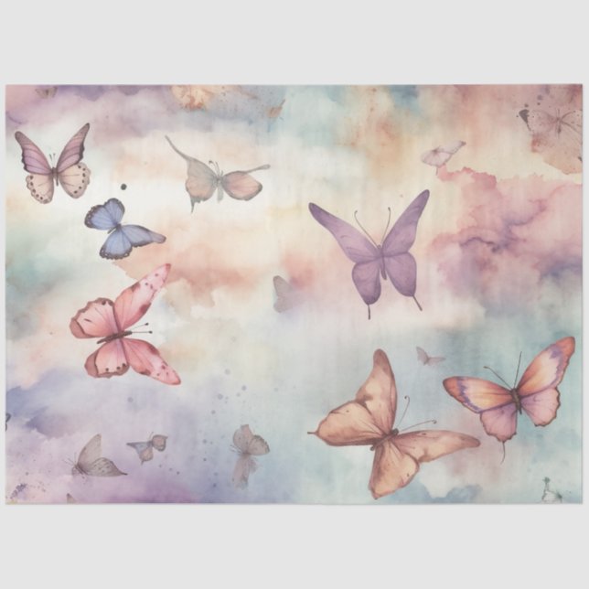 A Heavenly Butterfly Series Design 8 Tissue Paper (Front)