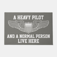 A Heavy Pilot and Normal Person Live Here Wings