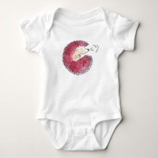 A Hedgehog with a Sneeze Baby Bodysuit