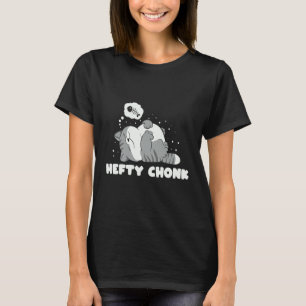 A Hefty Chonk Lazy Chonk Cat  Meme Design T-Shirt