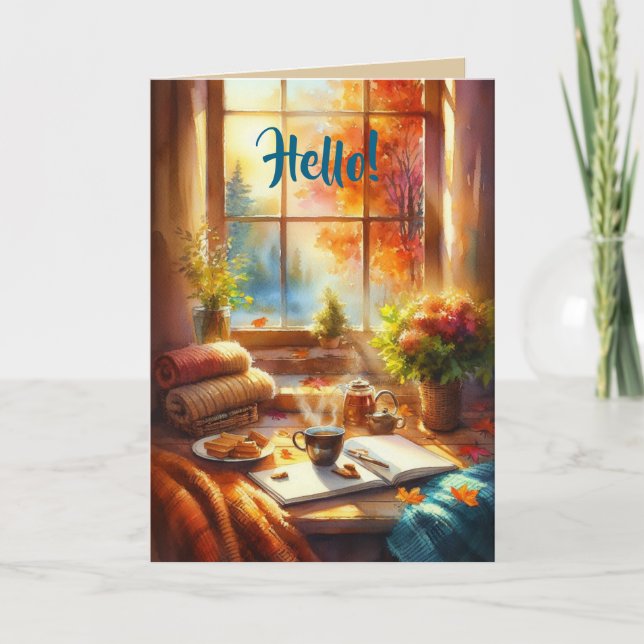 A HELLO THINKING OF YOU CARD (Front)