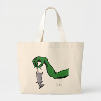 A helping hand large tote bag