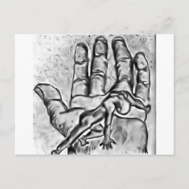a helping hand postcard (Front)