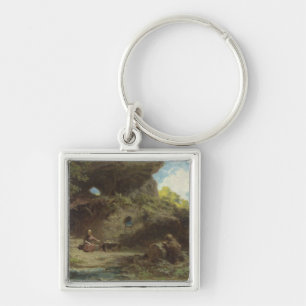 A Hermit in the Mountains Key Ring