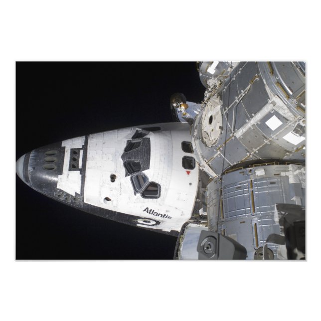 A high-angle view of the crew cabin photo print (Front)