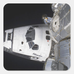 A high-angle view of the crew cabin square sticker